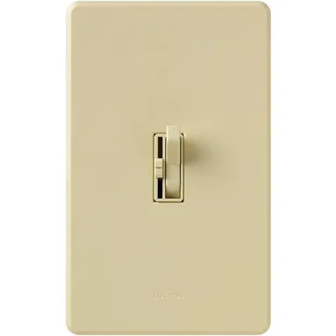 Toggler 1.5-Amp Single-Pole/3-Way Quiet 3-Speed Slide-To-Off Fan Control- Ivory