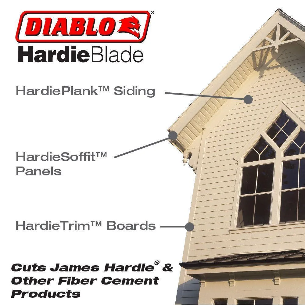 7-1/4 in. x 4-Teeth Polycrystalline Diamond (PCD) Tipped James Hardie/Fiber Cement Saw Blade, photo 10 of 16