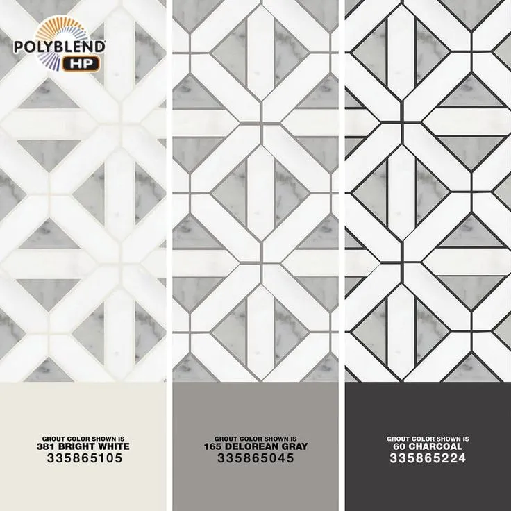 MSI Geometrica 12 in. x 12 in. x 10mm Bianco Dolomite Polished Marble Mesh-Mounted Mosaic Tile (10 sq. ft. / case), photo 2 of 8