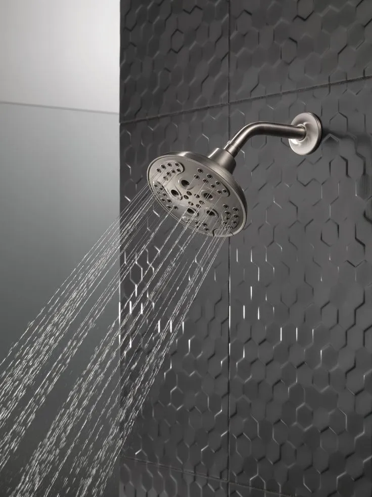 Delta Universal Showering Components Stainless 5-Spray Rain Shower Head 1.75-GPM (6.6-LPM), photo 4 of 5