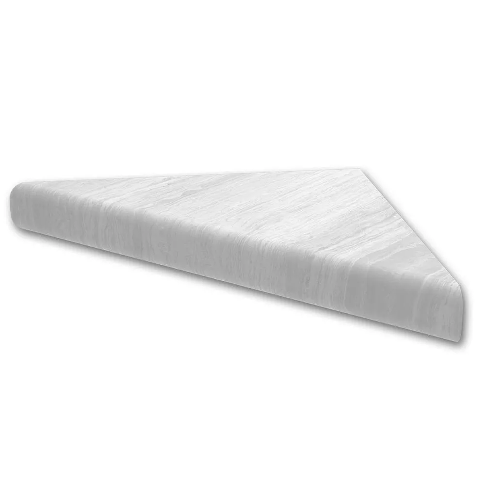 15 in. Corner Shelf Niche in Calacatta White, photo 15 of 22