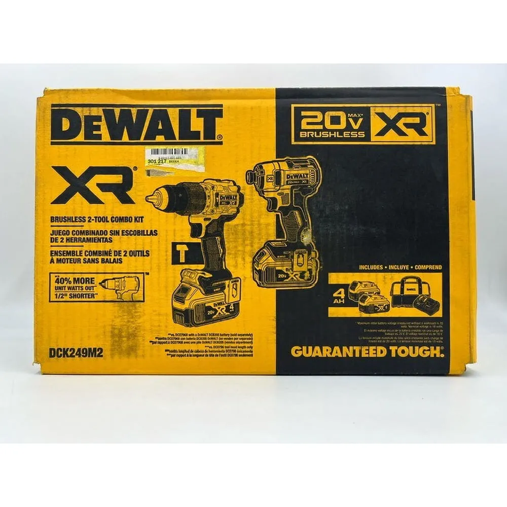 DEWALT 20V MAX XR Cordless Drywall Screwgun and Cut-Out Tool Combo Kit with (2) 2.0Ah Batteries and Charger, photo 5 of 5
