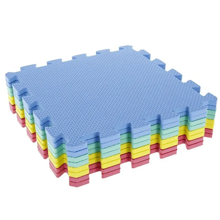 Foam Mat Floor Tiles, Interlocking EVA Foam Padding by Stalwart – Soft Flooring for Exercising, Yoga, Camping, Kids, Babies, Playroom – 8 Piece Set, photo 5 of 6