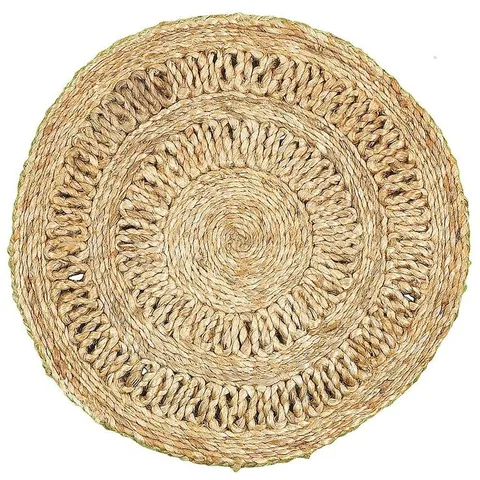 15 in. Natural Jute LR12027-NAT15 Natural Placemat (Set of 2)