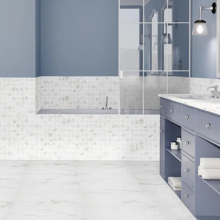 Florida Tile Home Collection Michelangelo Calacatta Rectified 12 in. x 24 in. Porcelain Floor and Wall Tile (13.3 sq. ft. /case), photo 3 of 6