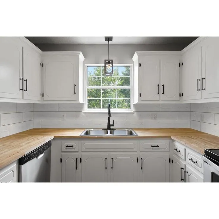 TRUE PORCELAIN CO. Pine Wood White 6-in x 36-in Matte Porcelain Wood Look Floor and Wall Tile, photo 4 of 6