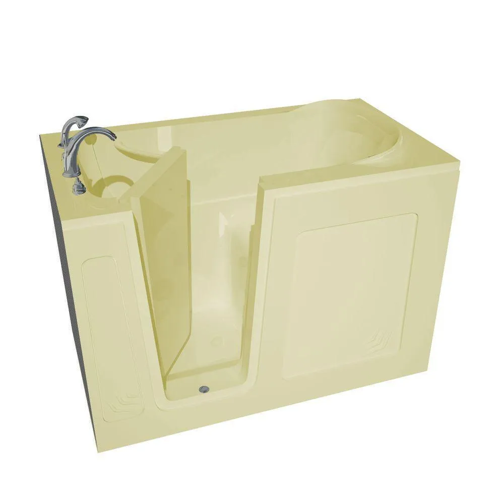 Universal Tubs HD Series 30 in. x 54 in. Left Drain Quick Fill Walk-In Soaking Bathtub in White, photo 3 of 11