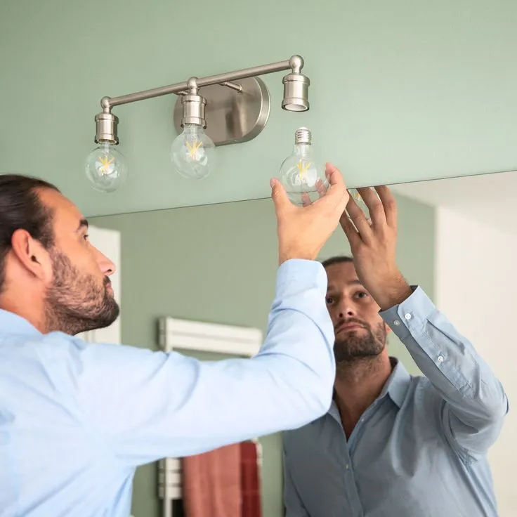 Philips 60-Watt Equivalent G25 Dimmable LED Indoor/Outdoor Light Bulb Clear with Warm Glow Effect Soft White (2700K) (2-Pack), photo 6 of 6