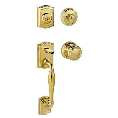 Wicklow Black Single Cylinder Deadbolt Entry Door Handleset