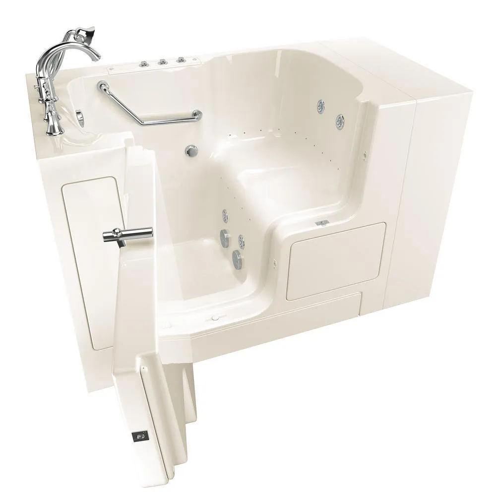 Gelcoat Value Series 52 in. x 32 in. Right Hand Walk-In Whirlpool and Air Bathtub with Outward Opening Door in White, photo 13 of 15