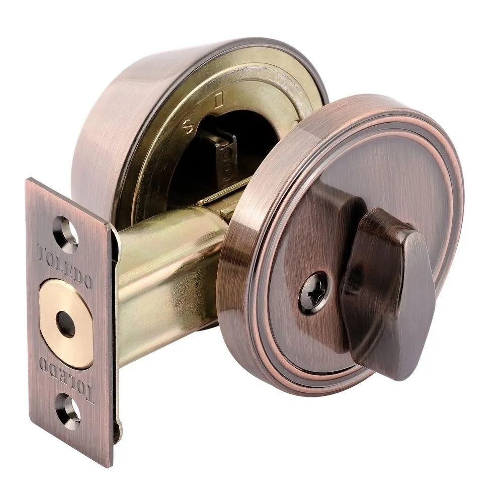 Single Cylinder Satin Stainless-Steel Deadbolt, photo 3 of 3