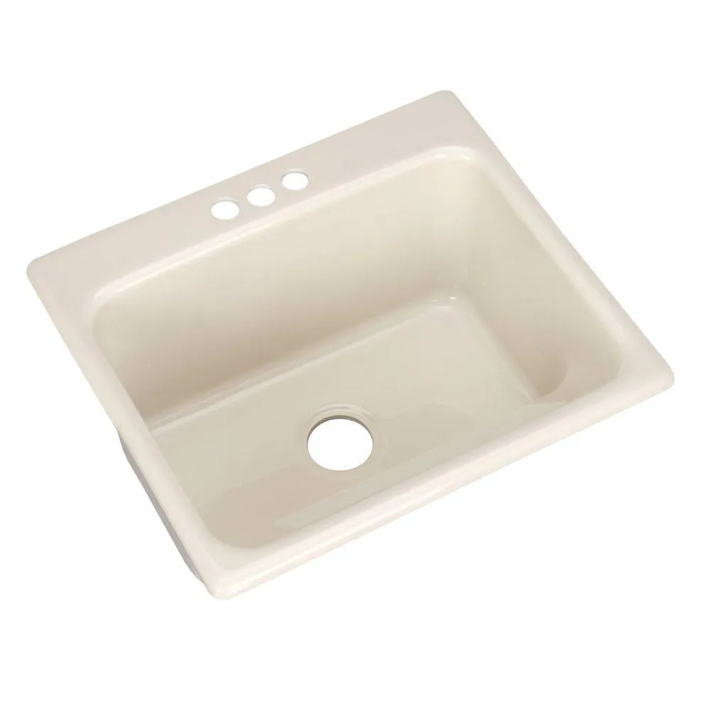 Kensington Drop-In Acrylic 25 in. 3-Hole Single Bowl Utility Sink in Ice Grey, photo 18 of 18