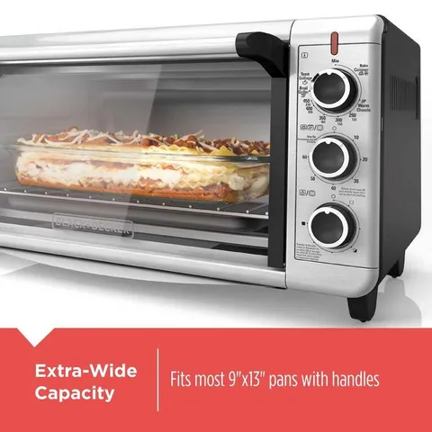 8-Slice Extra-Wide Convection Toaster Oven, Stainless Steel