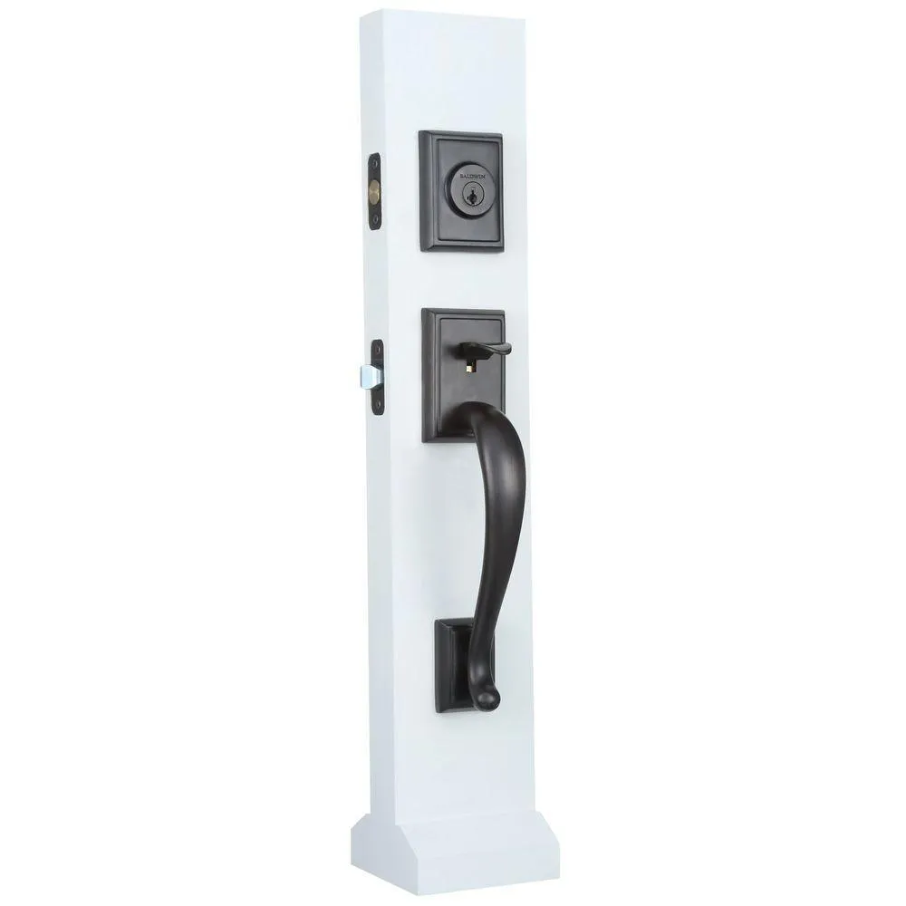 Prestige Pistoria Single Cylinder Venetian Bronze Door Handleset w/ Arch Rose Madrina Door Lever Feat SmartKey Security, photo 5 of 12
