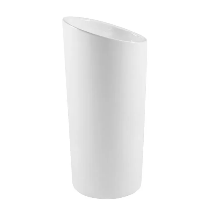 Swiss Madison St. Tropez 1-piece Pedestal Sink in Glossy White, photo 6 of 8