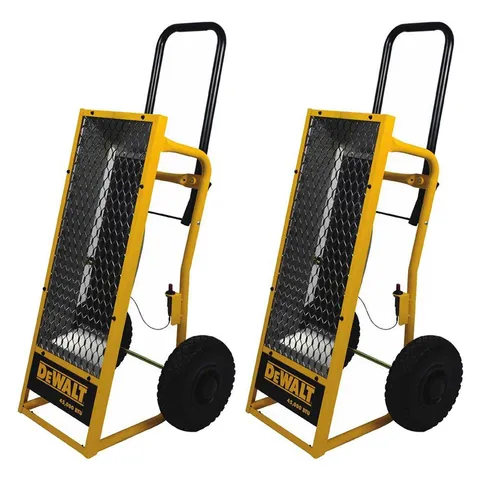 45000 BTU Heavy-Duty Radiant Propane Portable Job Site Heater (2-Pack)