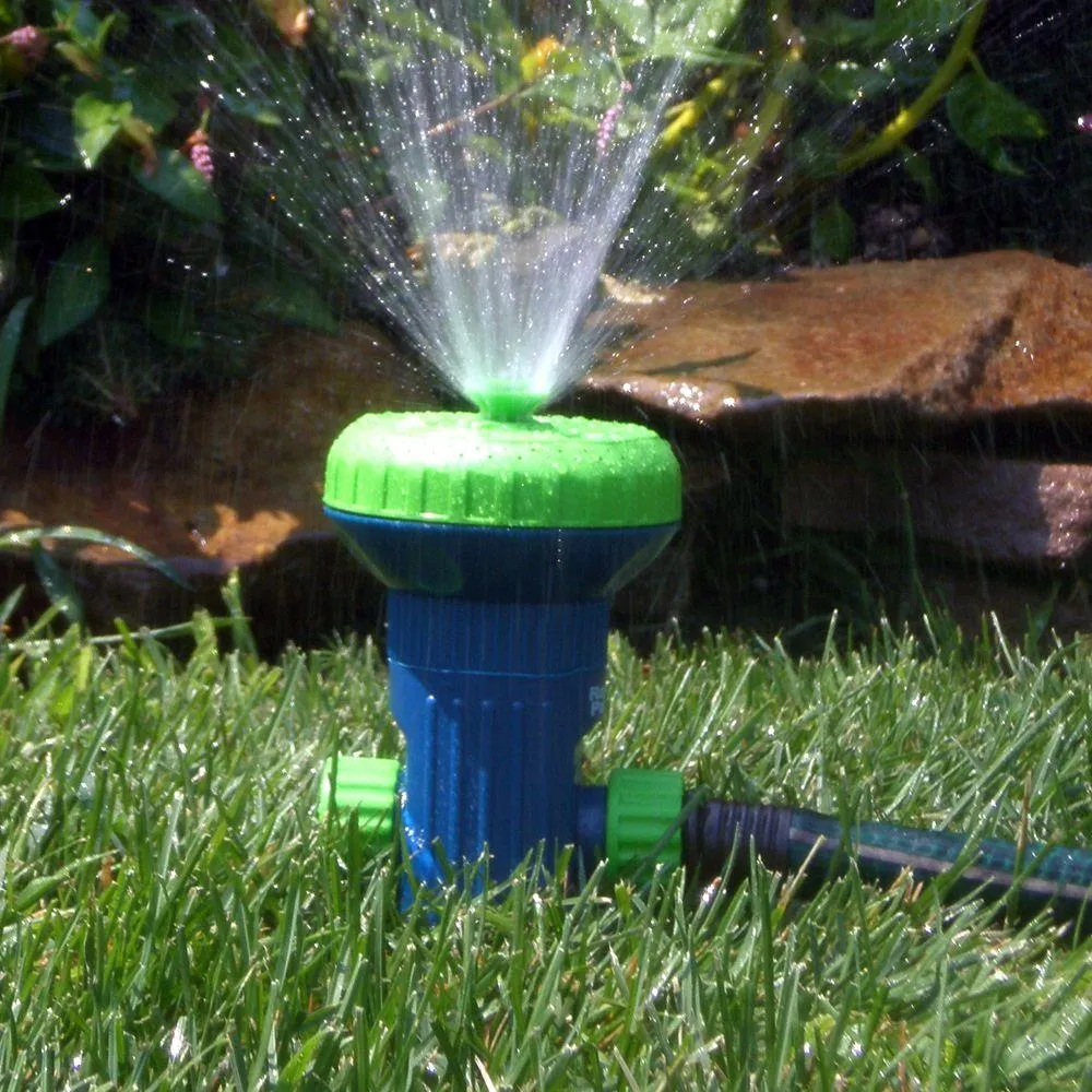 2-in-1 9-Pattern Turret Stationary Sprinkler on In-Series Spike, photo 2 of 6