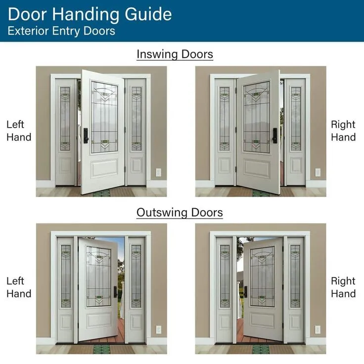 JELD-WEN 36 in. x 80 in. 1 Panel Left-Hand/Inswing 3/4 Lite Clear Glass Black Steel Prehung Front Door, photo 2 of 8