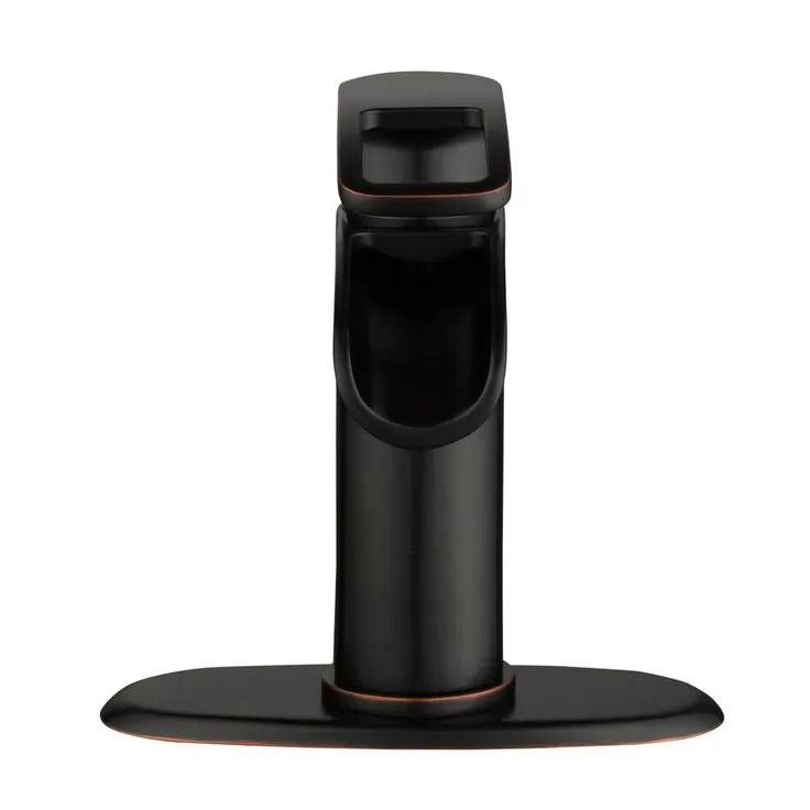 Kiso Single Hole Single-Handle Low-Arc Bathroom Faucet in Bronze, photo 2 of 7