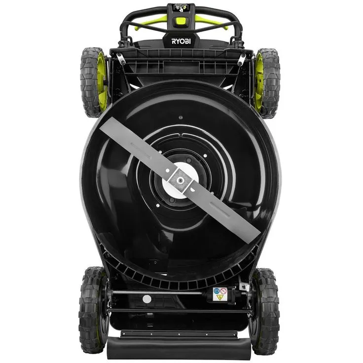 RYOBI 21 in. 40-Volt Brushless Walk Behind Self-Propelled Mower, String Trimmer, Leaf Blower w/ 7.5 Ah, 4.0 Ah Battery/Charger, photo 6 of 6