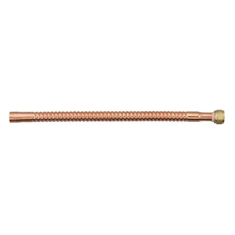 3/4 in. FIP x 3/4 in. Slip x 18 in. Copper Water Heater Supply Line