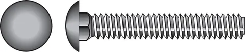 Hot-Dipped Galvanized 5/16 × 4-1/2 in Carriage Bolts (50-Pack)