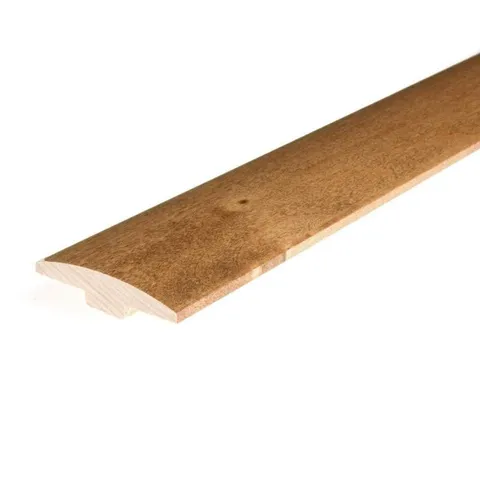 Vanilla 0.46 in thick · 2 in wide · 78 in long Solid Wood Floor T-moulding