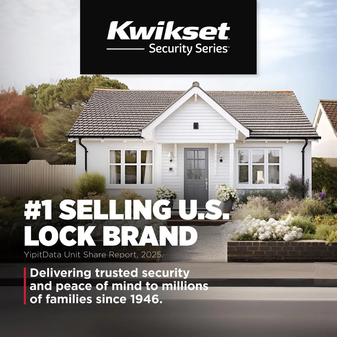 Kwikset Tylo Polished Brass Entry Lock and Double Cylinder Deadbolt, ANSI/BHMA Grade 3, 1-3/4 in., photo 8 of 8