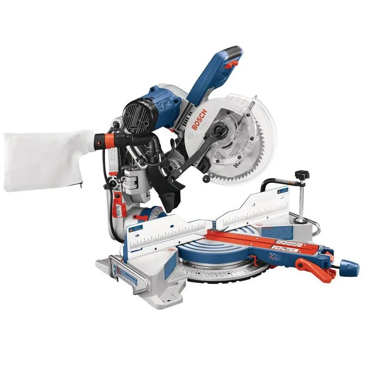 Bosch 15 Amp Corded 10 in. Dual-Bevel Sliding Glide Miter Saw with 60-Tooth Carbide Saw Blade, photo 4 of 5