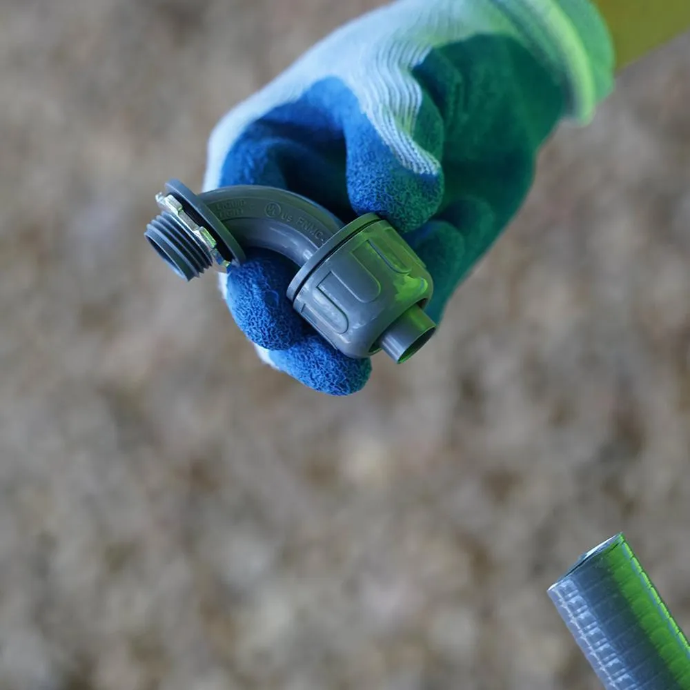 1/2 in. Liquidtight NM 90-Degree PVC Conduit Fitting Connector (5-Pack), photo 3 of 17