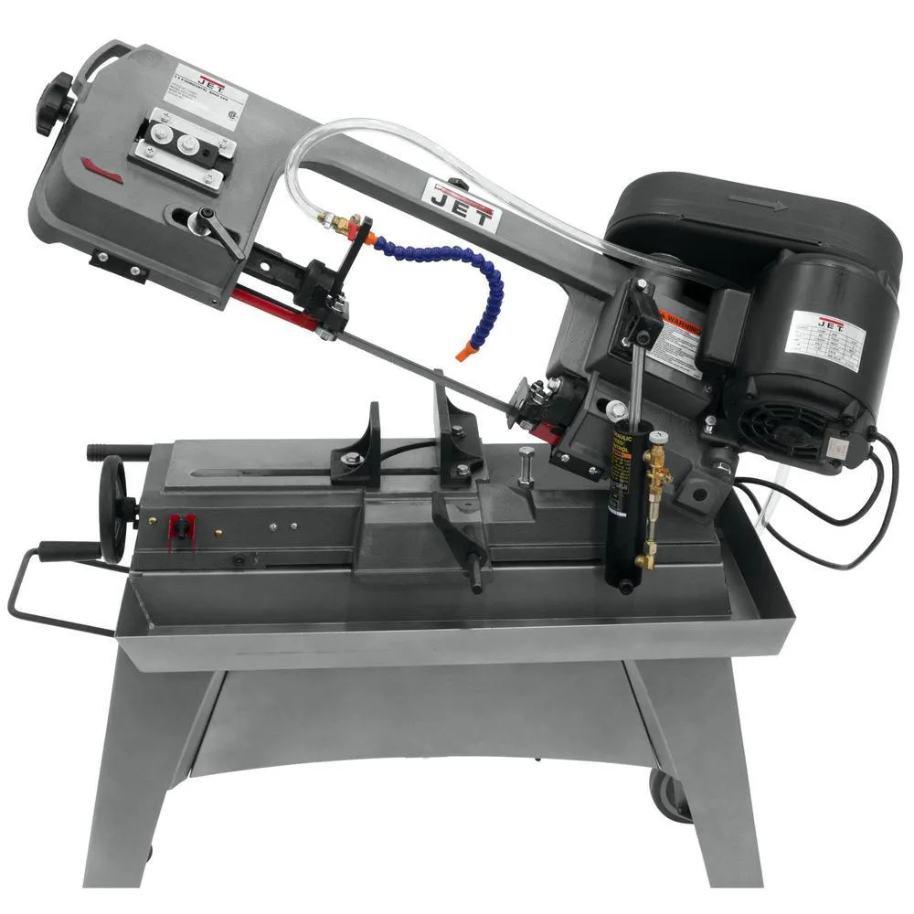 1/2 HP 5 in. x 8 in. Wet Metalworking Horizontal Band Saw with Rolling Stand, 3-Speed, 115-Volt, J-3230, photo 3 of 6