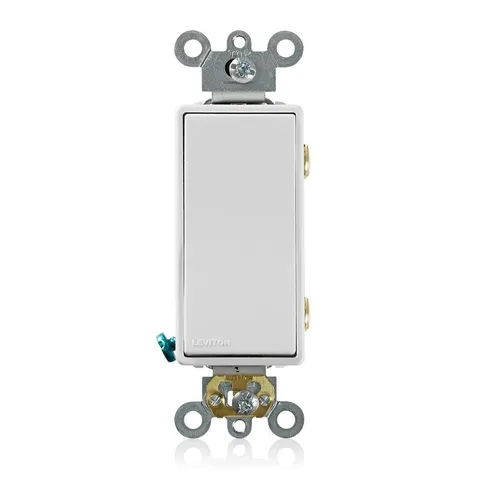 Decora Plus 20 Amp 3-Way Switch, White