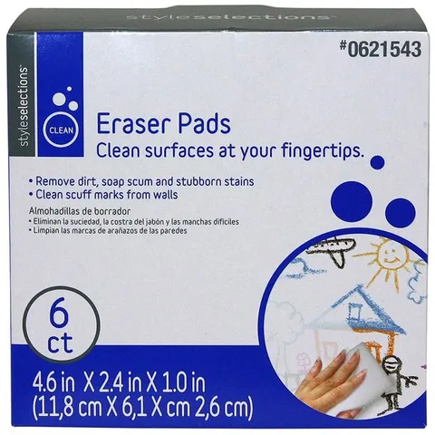 Eraser pads 6-Pack 6-Count All-Purpose Cleaner