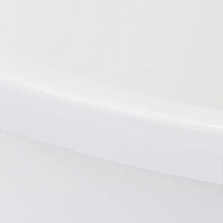 MAAX Sax 60 in. Fiberglass Reversible Drain Non-Whirlpool Flatbottom Freestanding Bathtub in White, photo 9 of 9