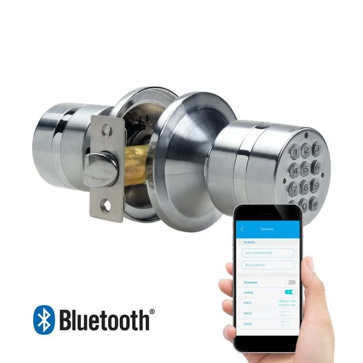 TurboLock Weatherproof Electronic Smart Bluetooth Keyless Door Lock w/ App, Live Monitoring, and Keyless Entry - Easy Installation, photo 4 of 7