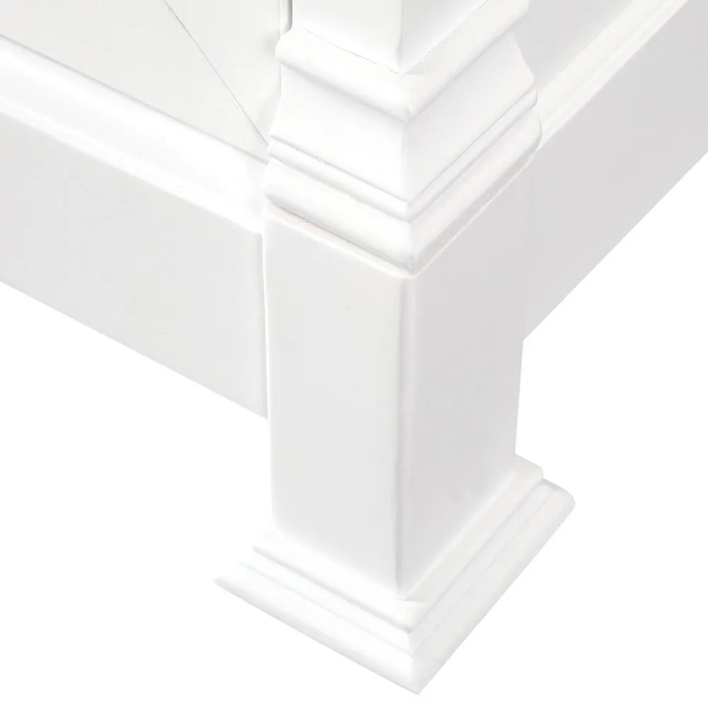 Andover 18 in. W x 65 in. H x 16 in. D Bathroom Linen Storage Cabinet in White, photo 7 of 9