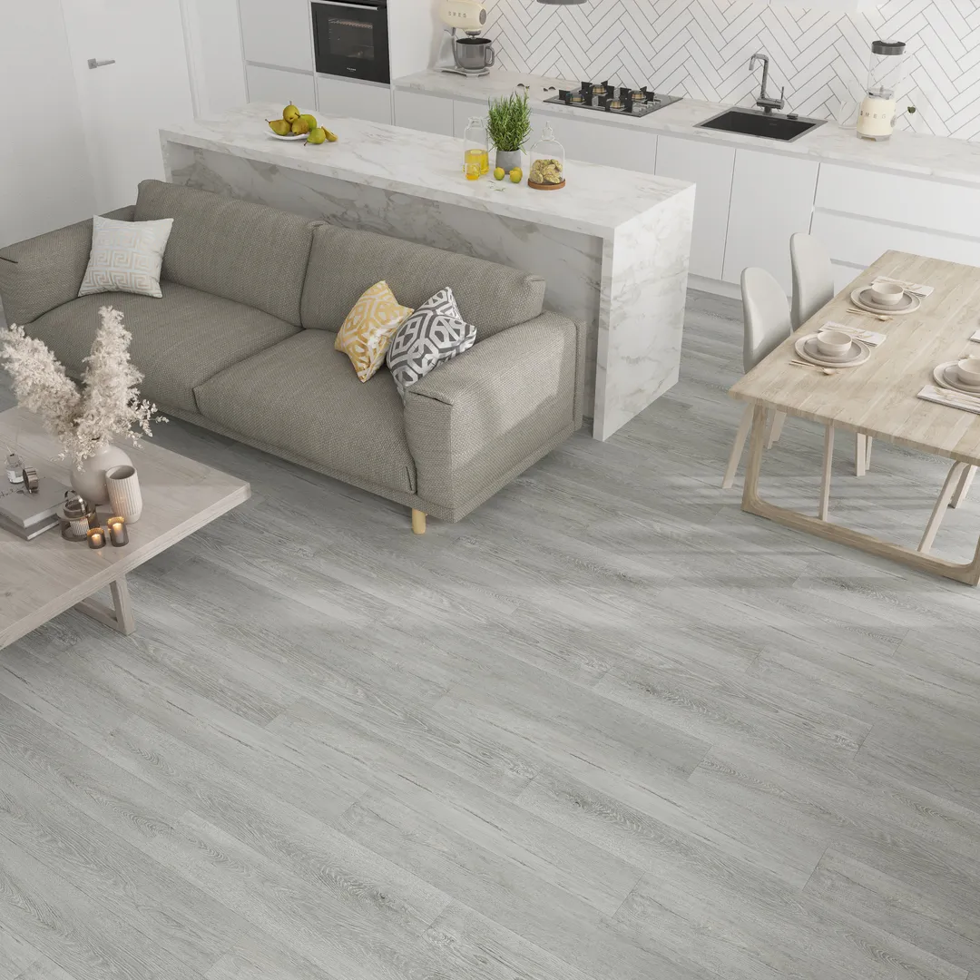 Lucida USA MaxCore Pro Greywolf Gray 20-mil x 7-3/32-in W x 48-in L Waterproof Interlocking Luxury Vinyl Plank Flooring (24.5-sq ft/ Carton), photo 21 of 25