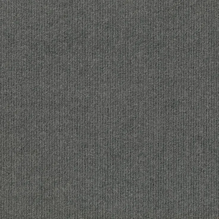 Foss Peel and Stick First Impressions High Low Rib Shadow 24 in. x 24 in. Commercial Carpet Tile (15 Tiles/Case), photo 2 of 11