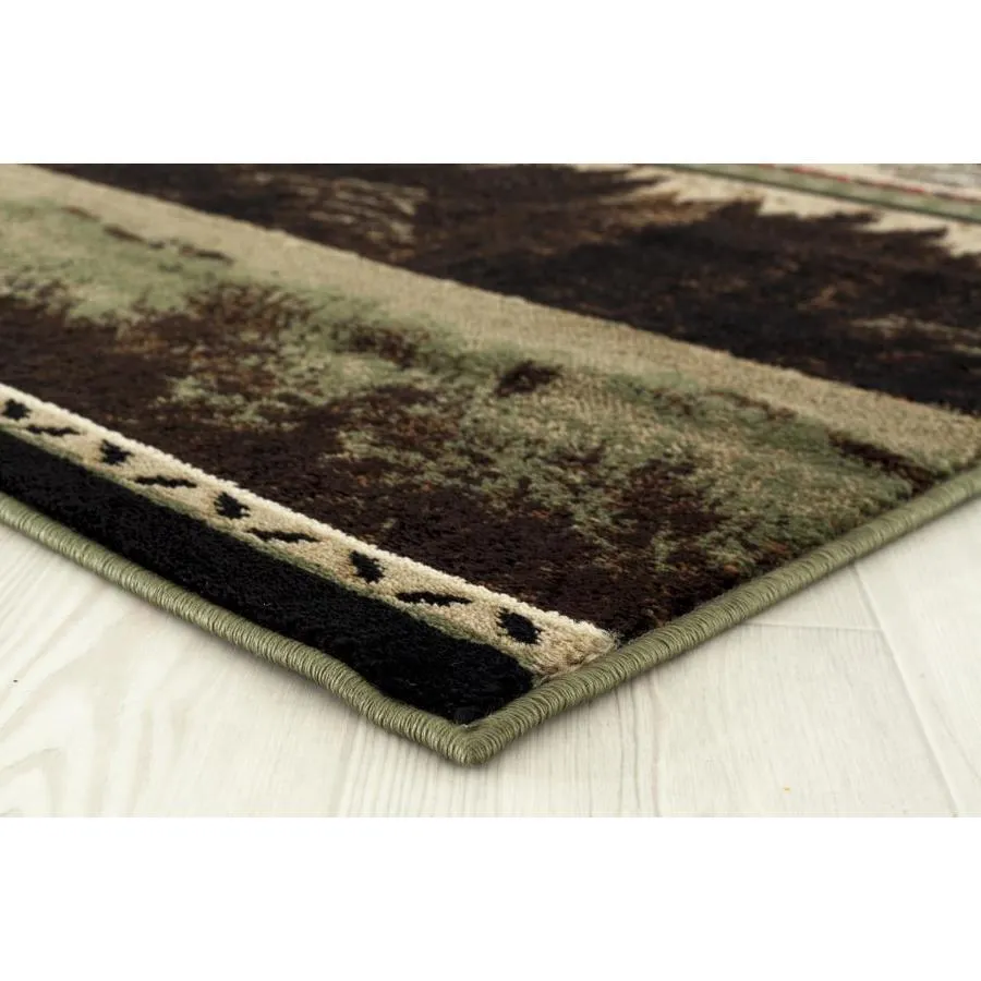 United Weavers Of America Woodside 2 x 7 Multi Indoor Animal Print Lodge Runner, photo 2 of 5