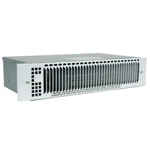 KT 120-Volt 1500-Watt Multi-Watt Electric Kick Space Heater, White
