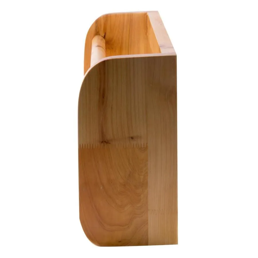 ALFI brand ALFI brand AB5508 18-in Wall Mounted Wooden Shelf and Hooks Bathroom Accessory, photo 2 of 5