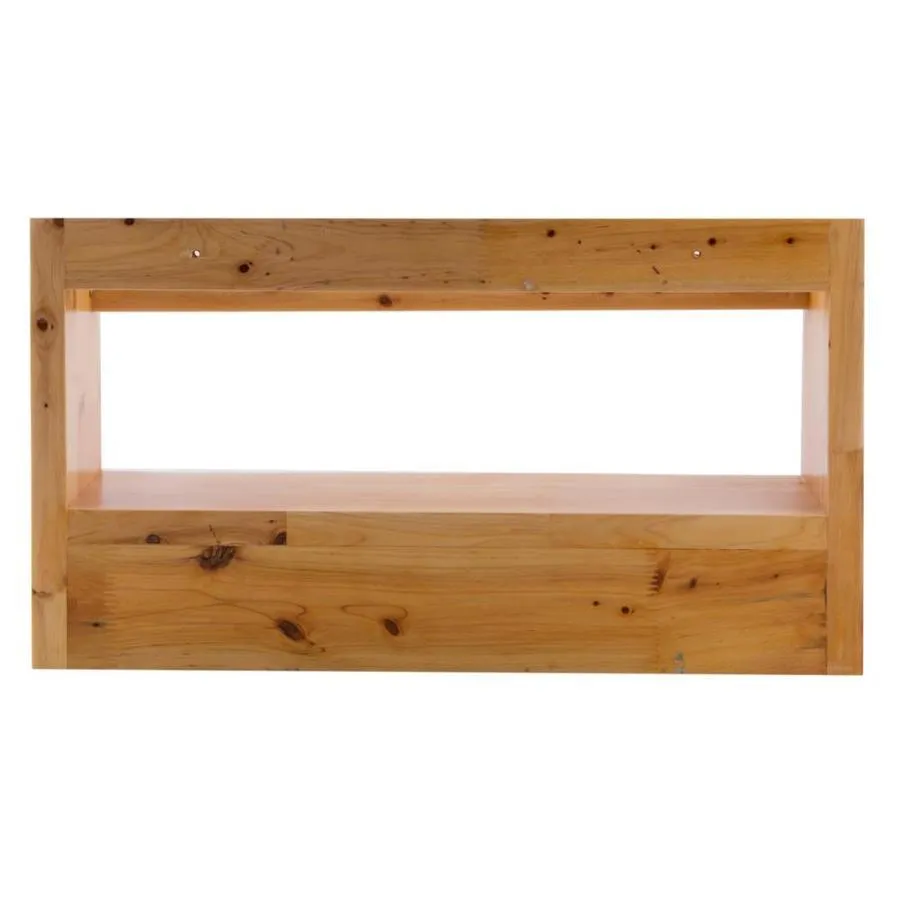 ALFI brand ALFI brand AB5508 18-in Wall Mounted Wooden Shelf and Hooks Bathroom Accessory, photo 4 of 5