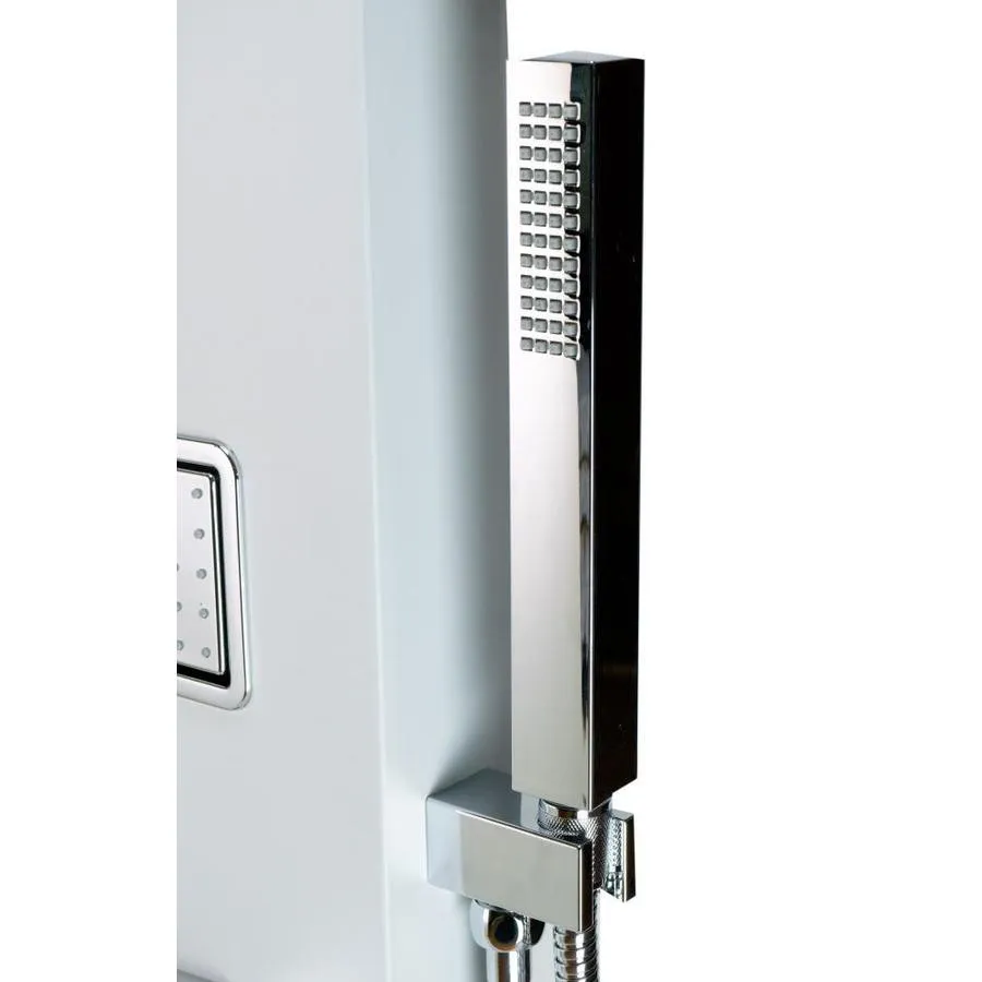 ALFI brand White 2-Spray Shower Panel System, photo 4 of 5