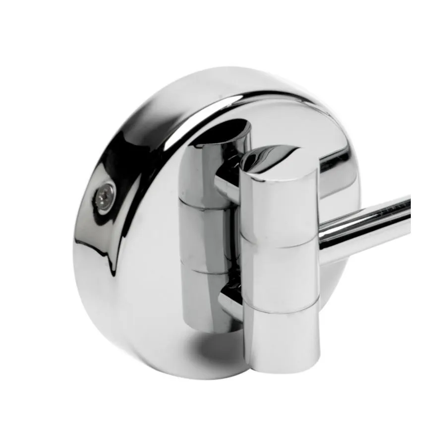 ALFI brand 9.88-in x 9.88-in Polished Brass Double-Sided Magnifying Wall-Mounted Vanity Mirror, photo 4 of 5