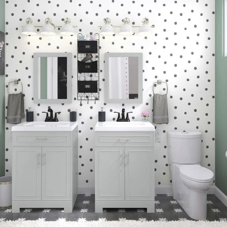 DELLA TORRE Fiona 29-Pack Black and White 8-in x 8-in Glazed Porcelain Encaustic Floor and Wall Tile, photo 6 of 11