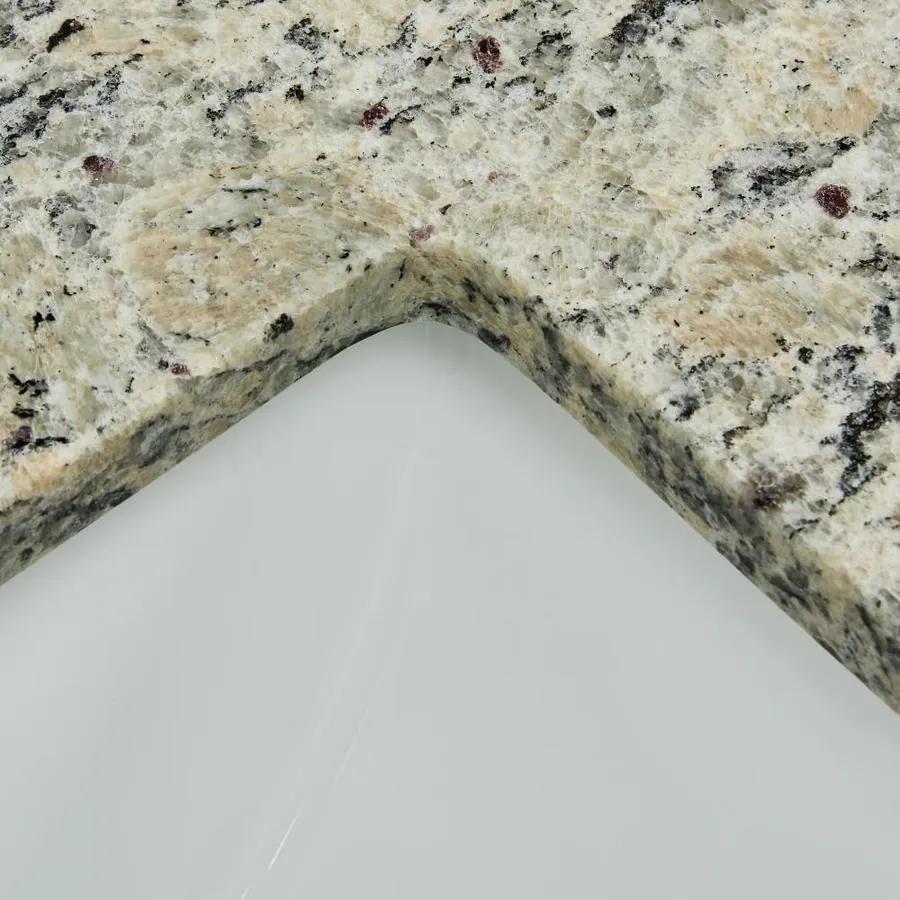 Bestview Santa Cecilia Light 37-in Brown/Polished Granite Bathroom Vanity Top, photo 3 of 6