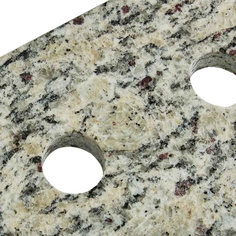 Bestview Santa Cecilia Light 37-in Brown/Polished Granite Bathroom Vanity Top, photo 2 of 6