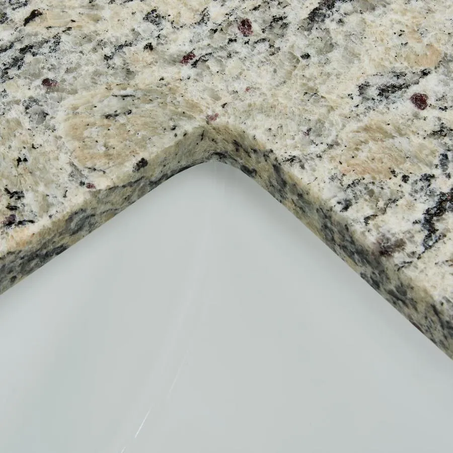 Bestview Santa Cecilia Light 49-in Brown/Polished Granite Bathroom Vanity Top, photo 3 of 6