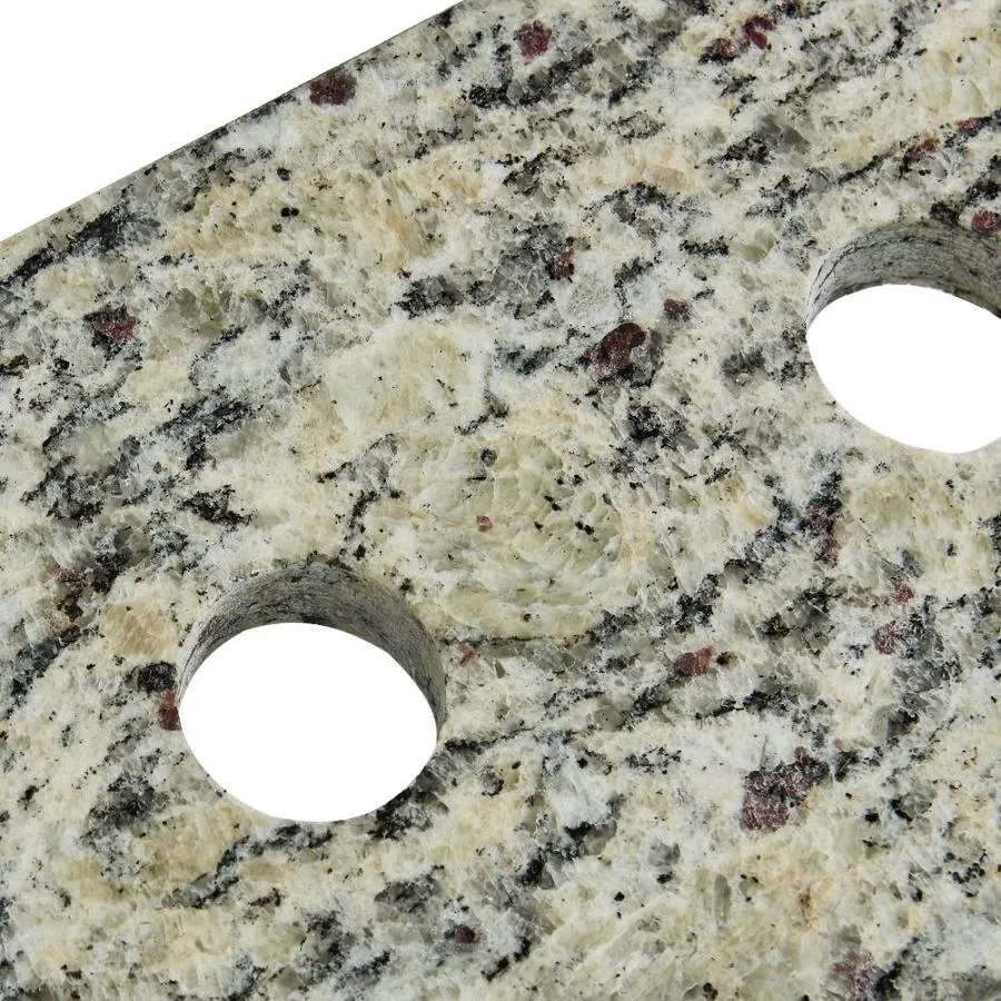 Bestview Santa Cecilia Light 49-in Brown/Polished Granite Bathroom Vanity Top, photo 2 of 6