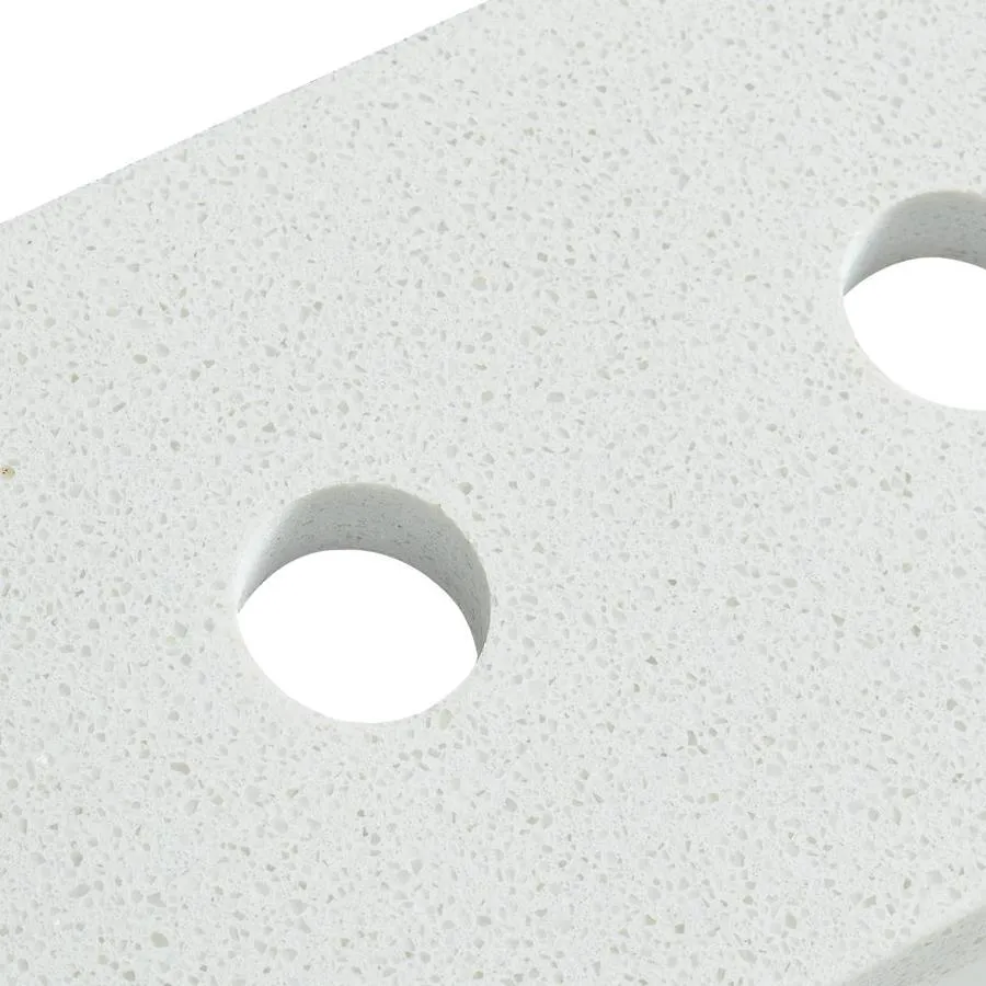 Bestview Meridian 49-in White/Polished Engineered Marble Bathroom Vanity Top, photo 2 of 8